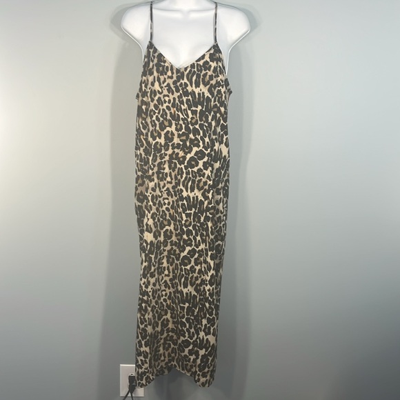 BP Slip Dress Animal Print Maxi - Picture 2 of 9